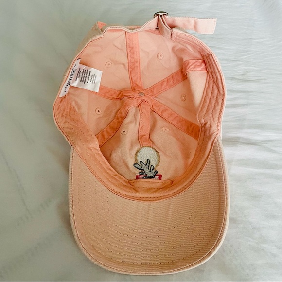 ✨SOLD✨Women’s Pink Abstract Plant Baseball Hat - Picture 8 of 10